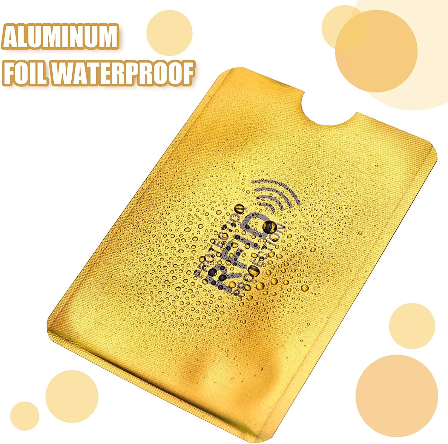 30RFID Blocking Sleeve Credit Card Protector Anti Theft Safety Shield Case Cover