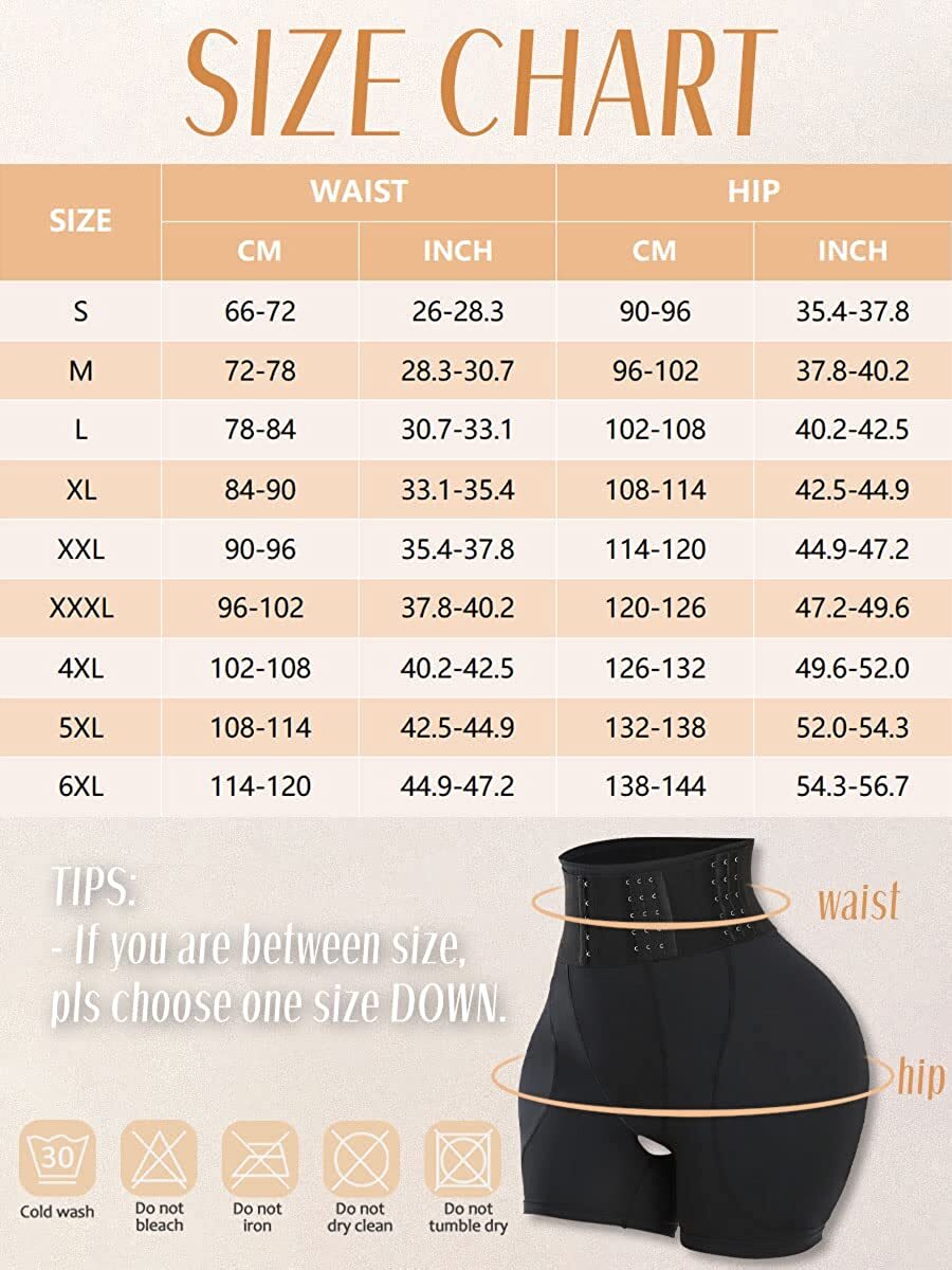 Women Butt Lift Shorts Hip Enhancer Crossdresser Shapewear Fake Ass Panties Pads