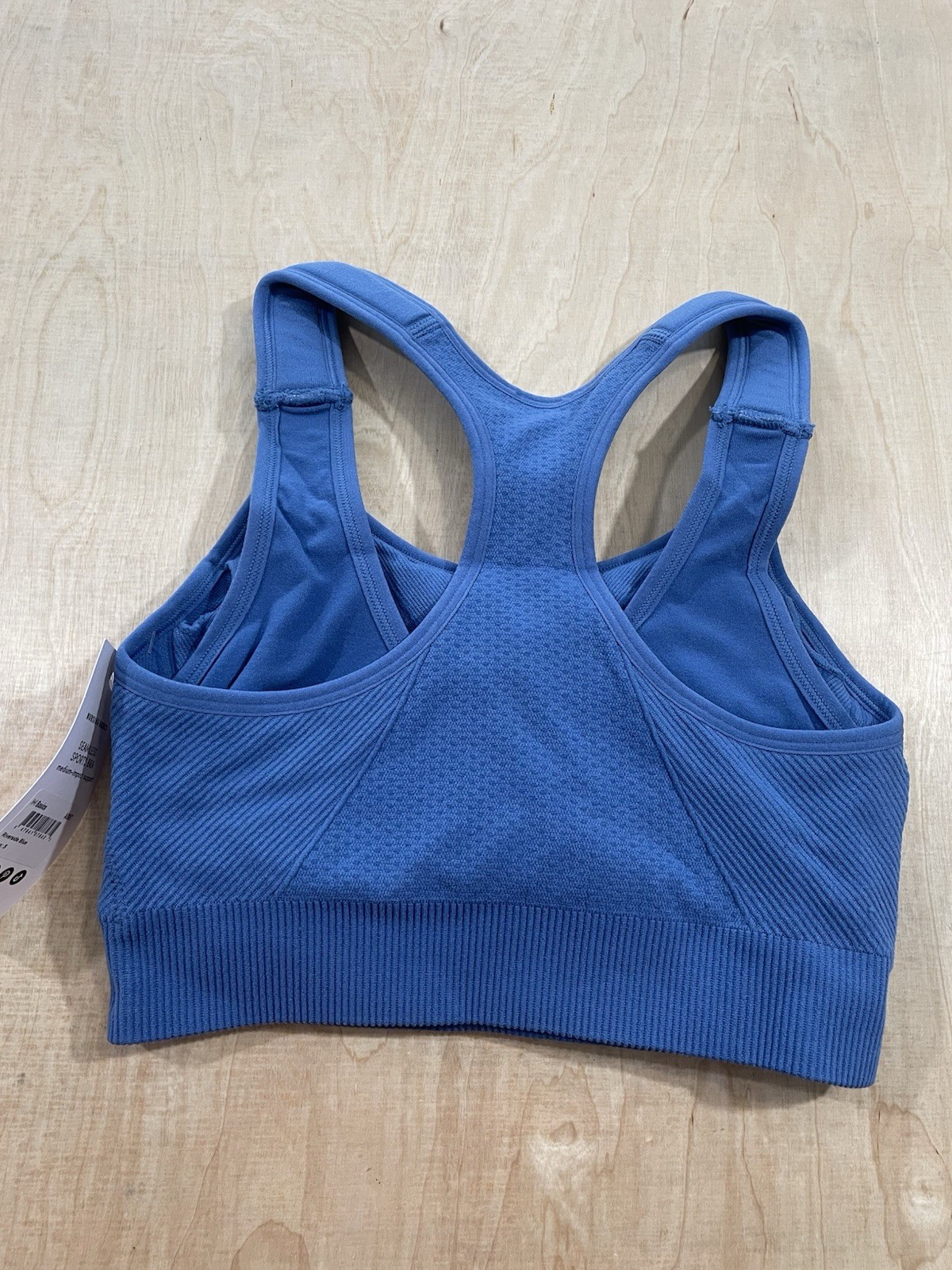 Ingrid & Isabel Womens Seamless Wireless Maternity Nursing Sports Bra Sz S Blue