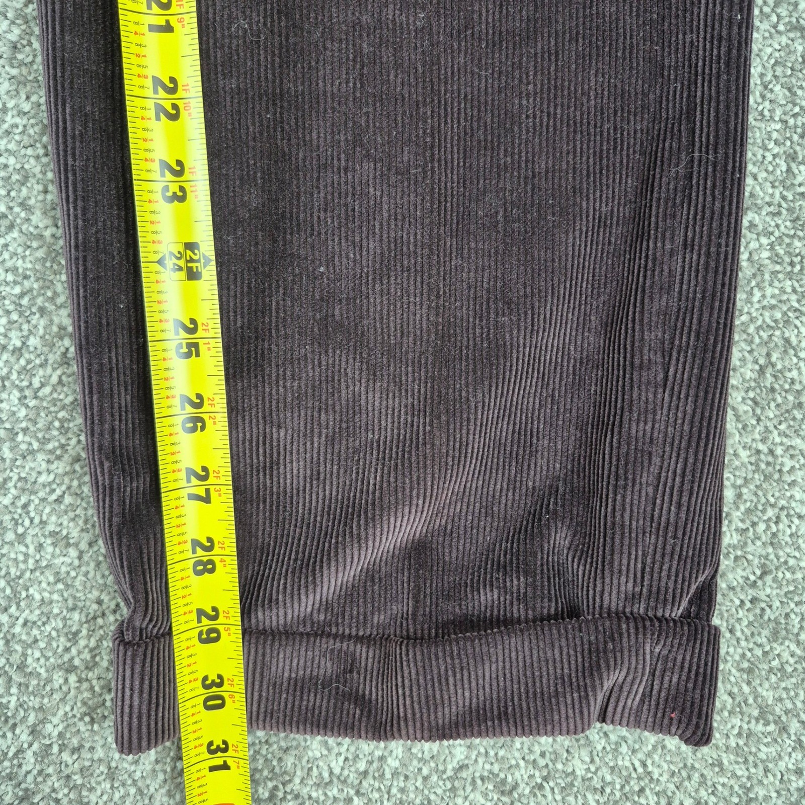 Vintage Bernard Zins Corduroy Pants Mens 31×30 Pleated Cuffed Made in France