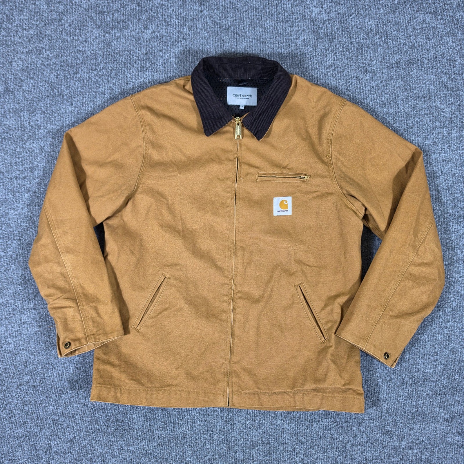 Carhartt WIP Detroit Jacket “Spring Edition” Mesh Interior Brown Men Size Medium
