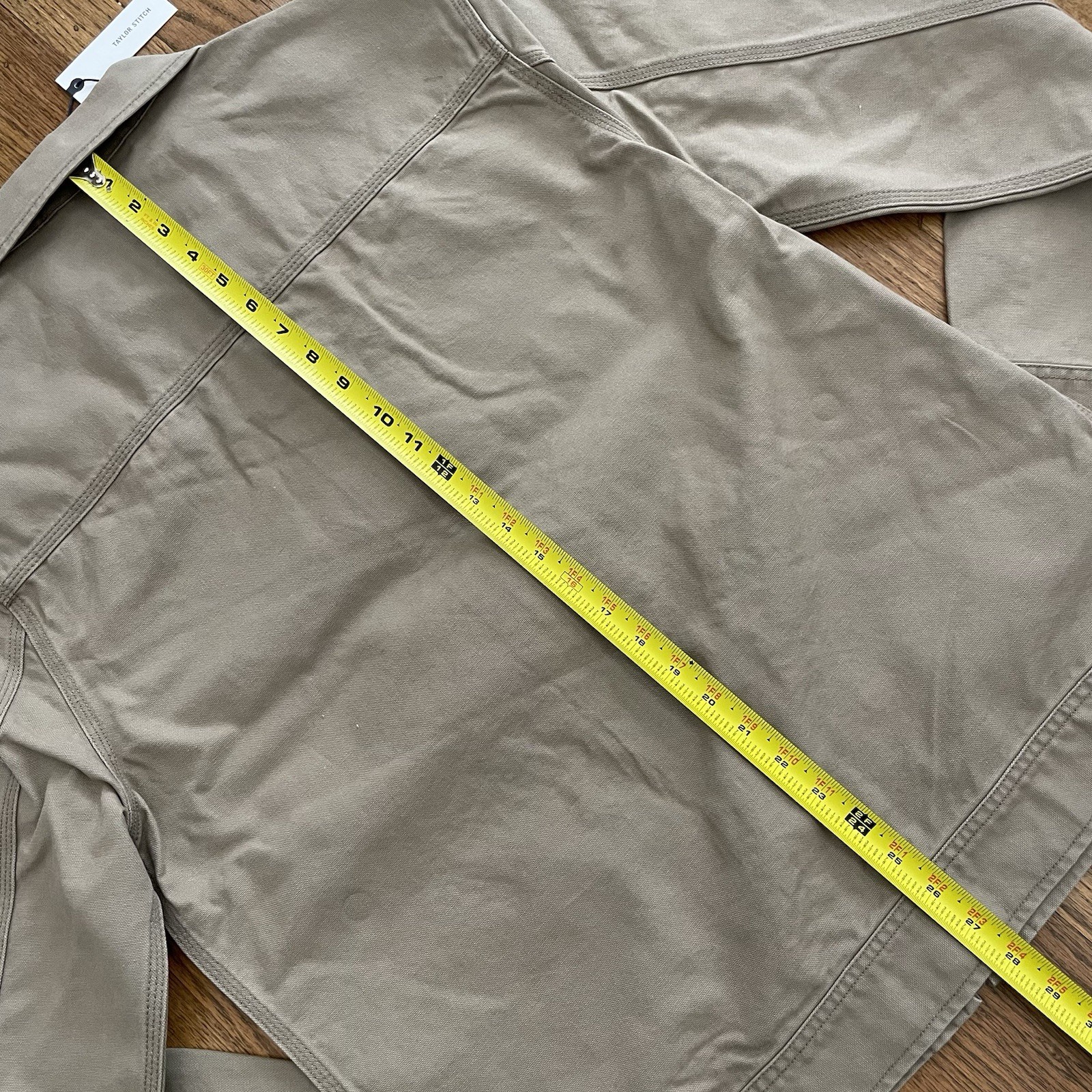 TAYLOR STITCH The Shifter Jacket Baked Soil Canvas Tan Khaki Mens 42 LARGE $188