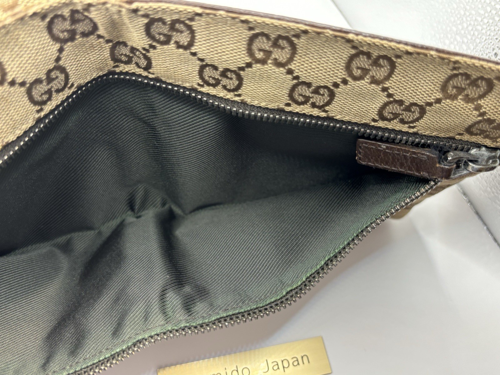 GUCCI Auth GG Waist Pouch shoulder Bumbag Belt Bag Fanny Pack Vintage