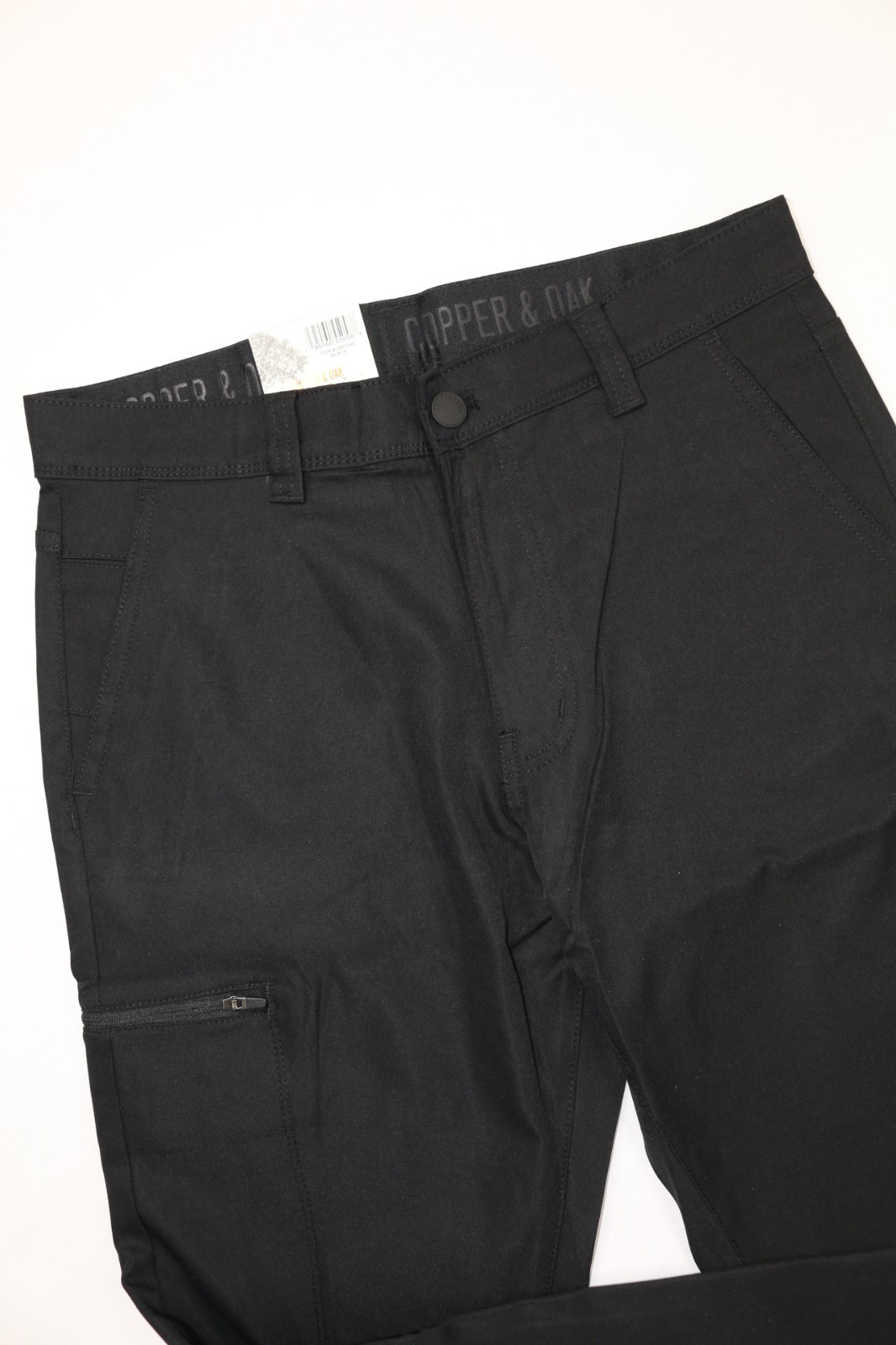 Copper and Oak Supply Co Black Straight Fit Tech Utility Pants W30-38,L29-32