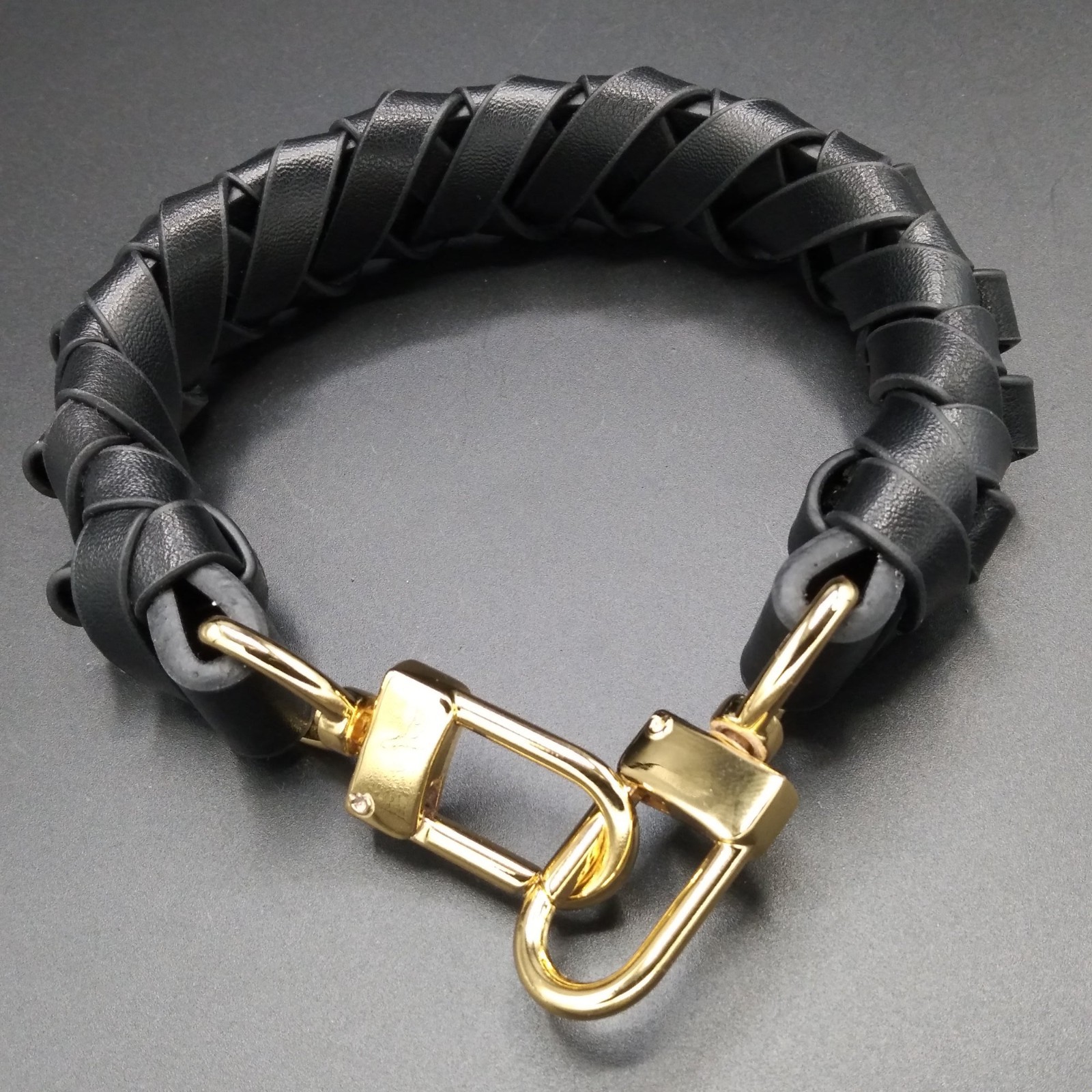 30cm Genuine Leather Braided Handle Strap Purse Handbag Weaving Replacement