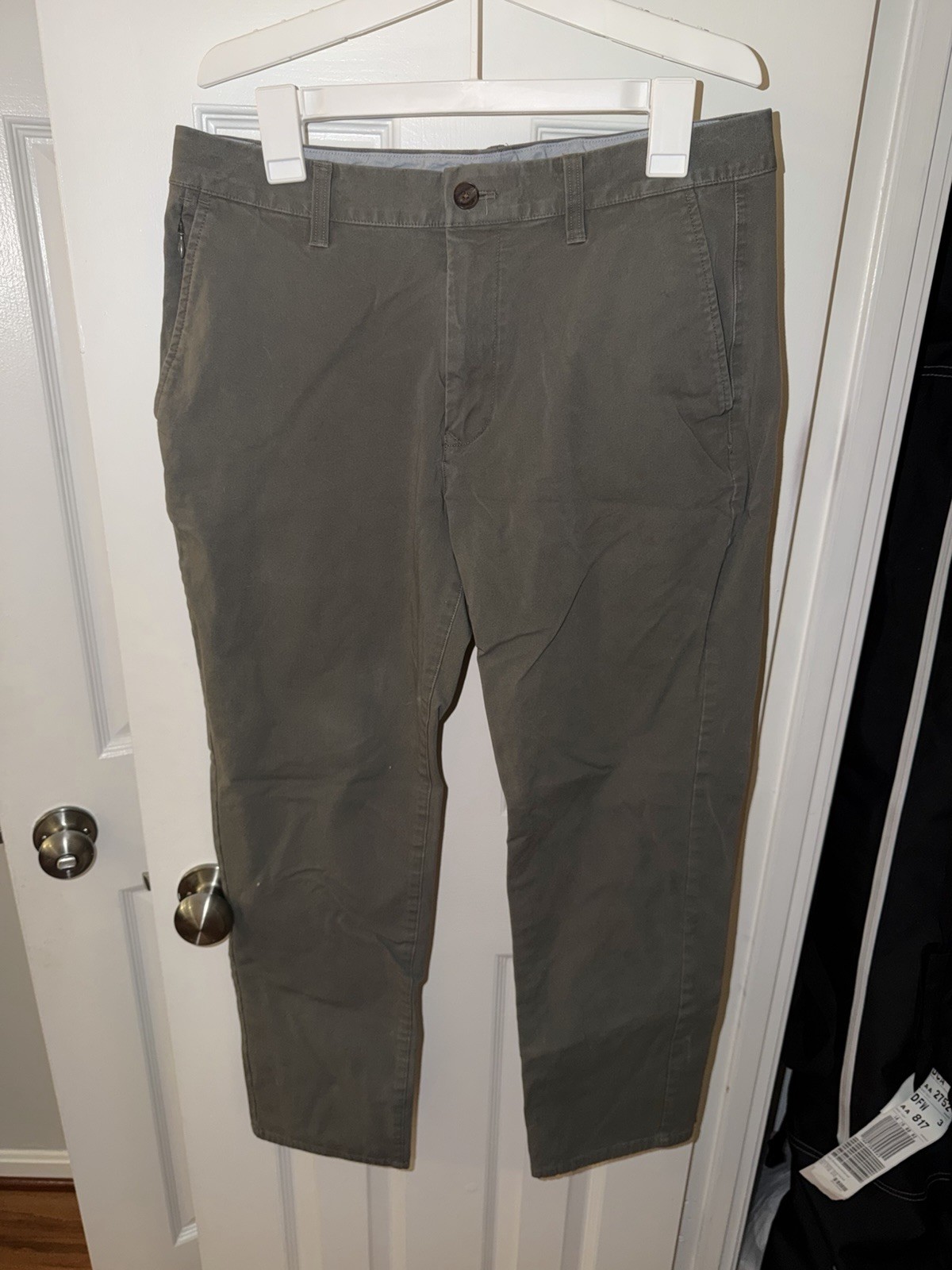 2 Pairs Bonobos Friday Chino Pants Mens 33×30 Grey/Tan Athletic Fit