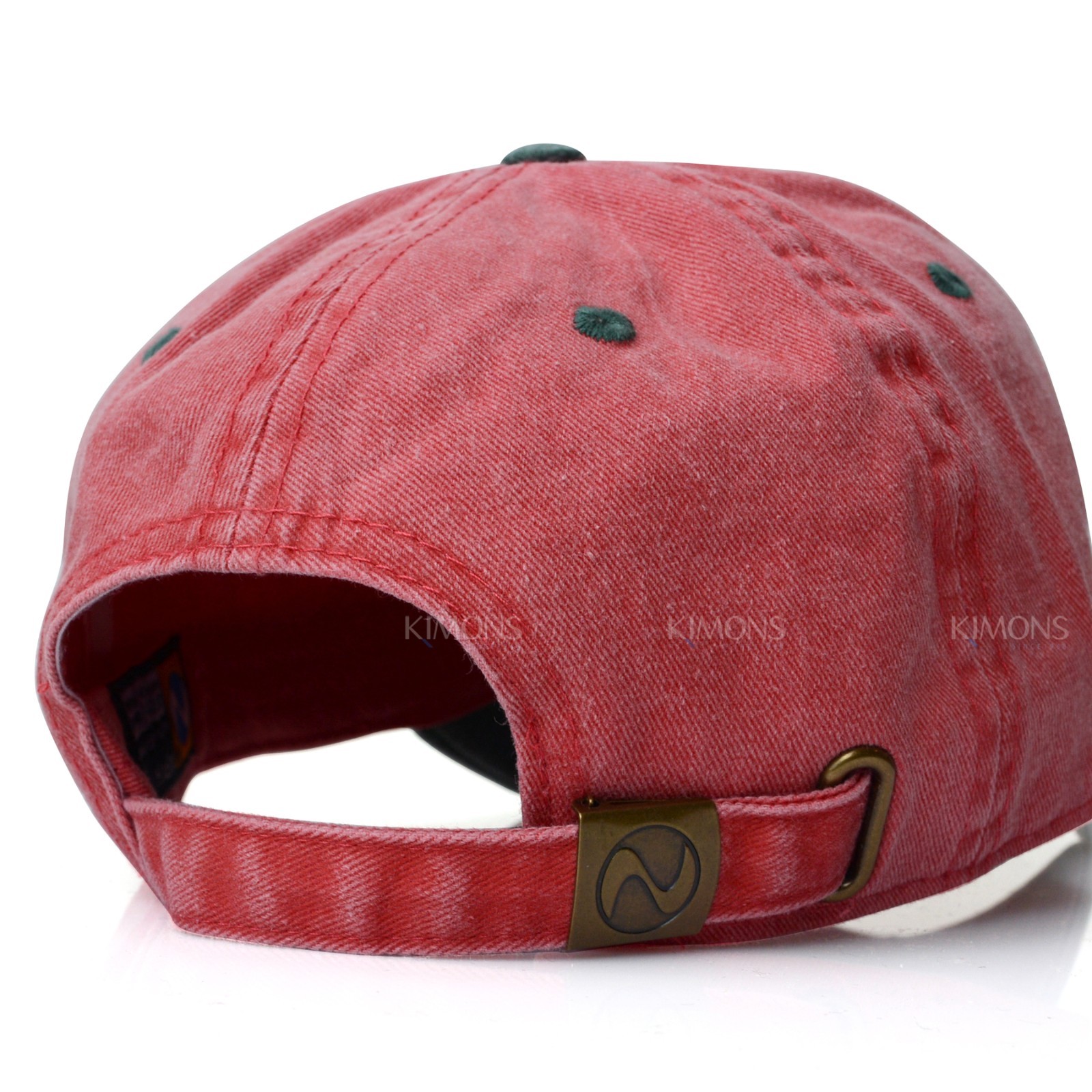 Pigment Dyed Baseball Ball Cap Washed 2Two Tone Cotton Vintage Hat Dad Summer