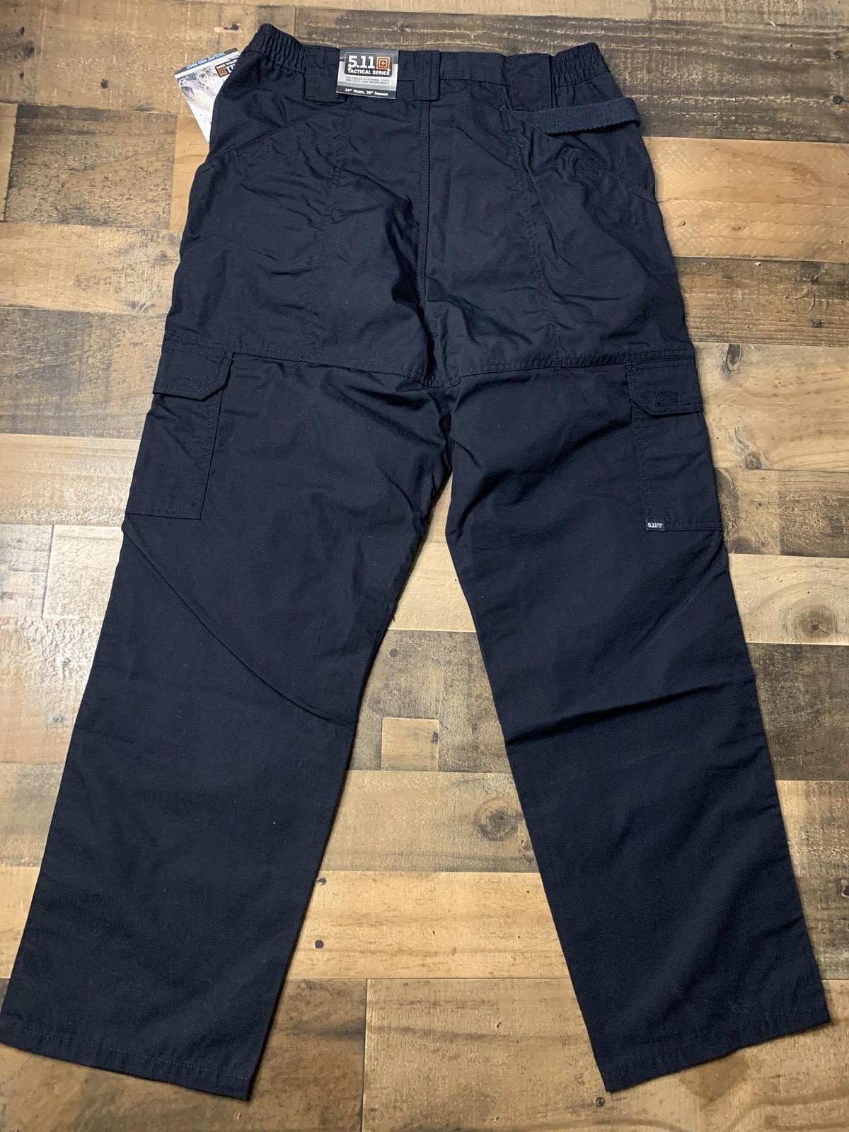 5.11 Tactical Pants Mens 34×30 Blue Taclite Pro Cargo Elastic Waist Work Ripstop