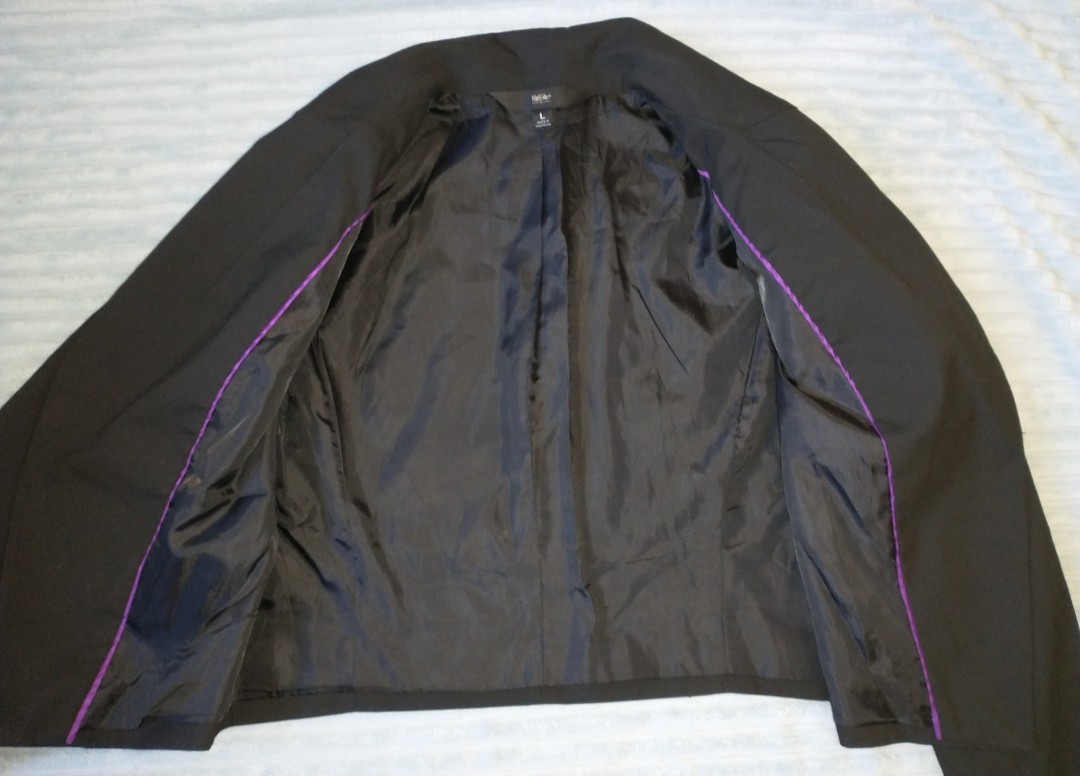 Mossimo Cropped Tuxedo Blazer Size L