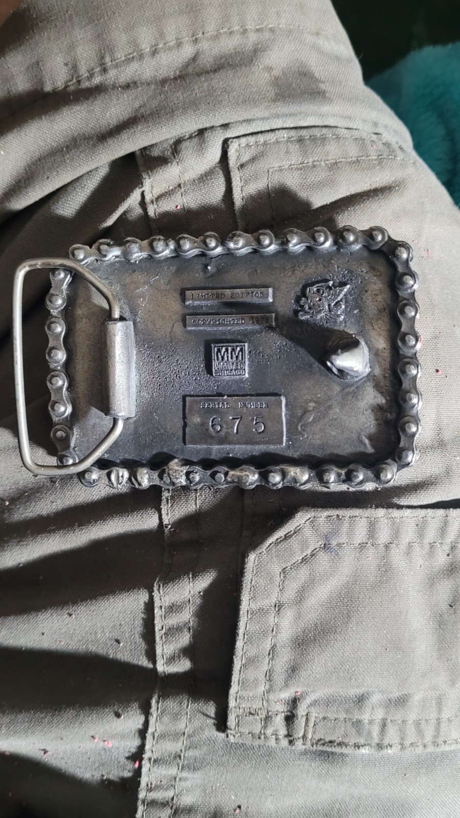 MM Limited Brass Norton Belt Buckle