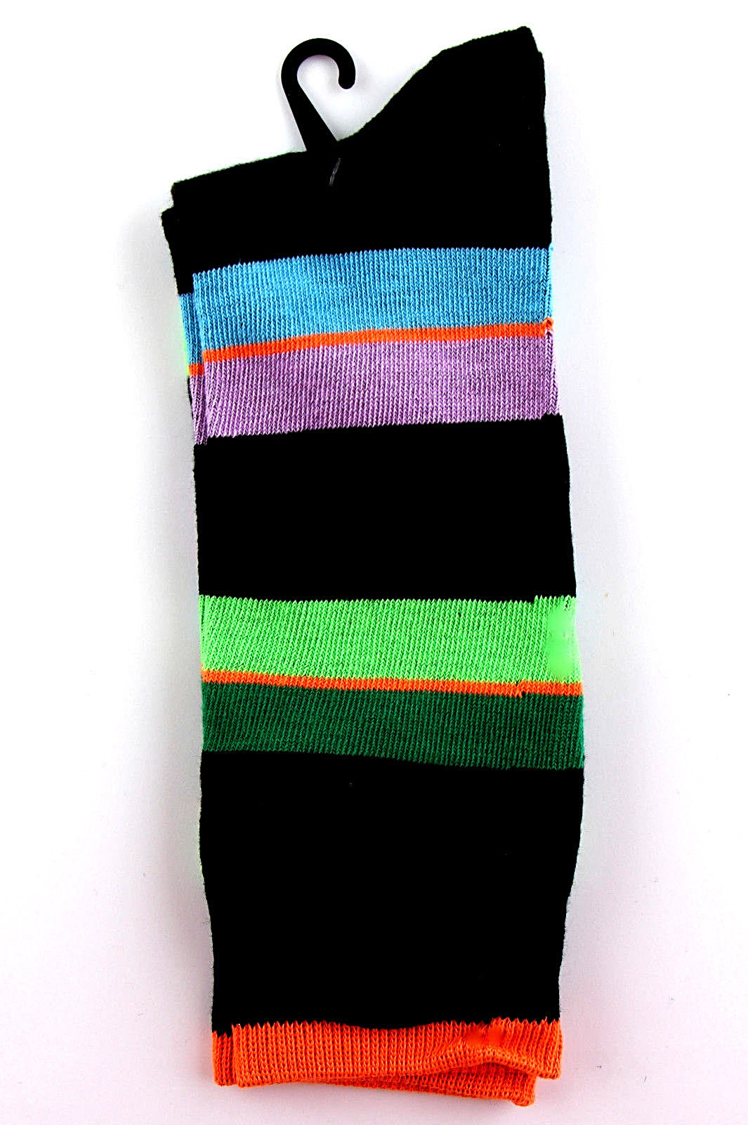 Men’s Casual Socks Goldstar Fashion Cotton Blend Wide Stripe Orange Top Footwear