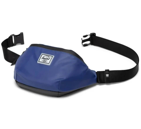 Herschel Weather Resistant Skipper Blue Pop Quiz Hip Pack 6″x11″x2″ Waist Pack