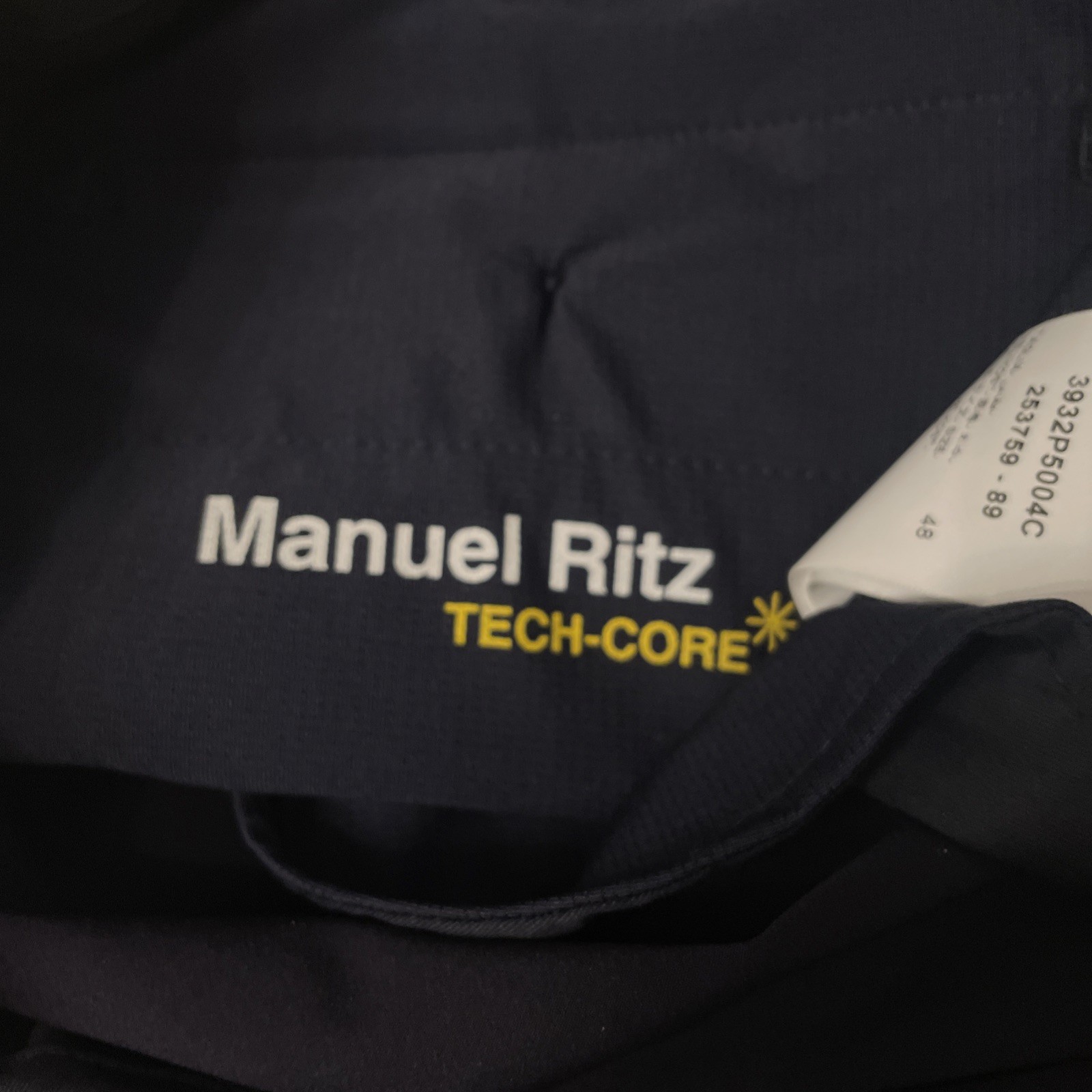 MANUEL RITZ Blue Technical Jogging Trouser Pants with Drawstring EU 48 US 32