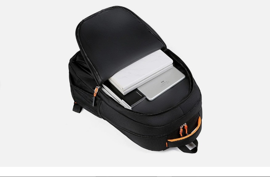 Men’s Backpack laptop Travel School Bag Large Capacity Black Waterproof Universi