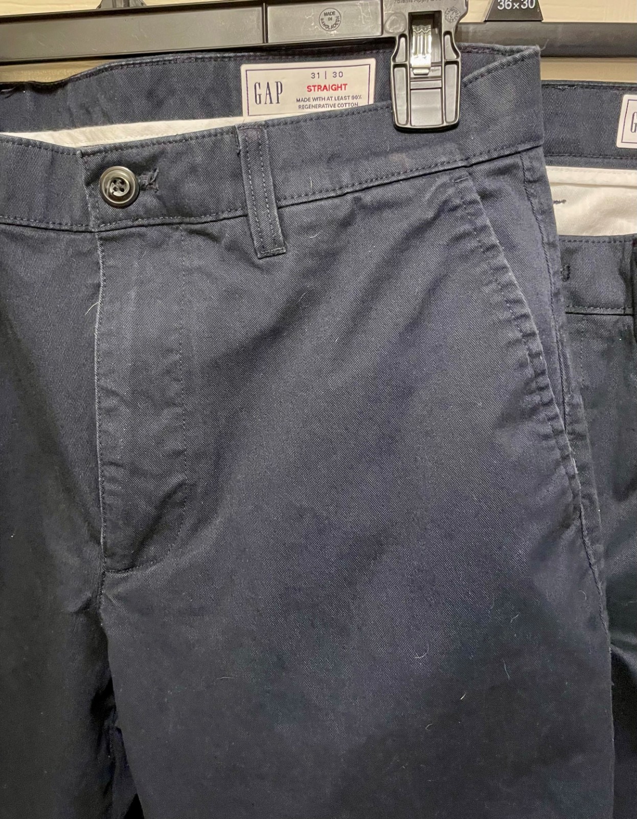 LOT 3 Pair GAP Men’s Modern Straight Khakis 31×30 BLUE (NWT), BLUE, TAN