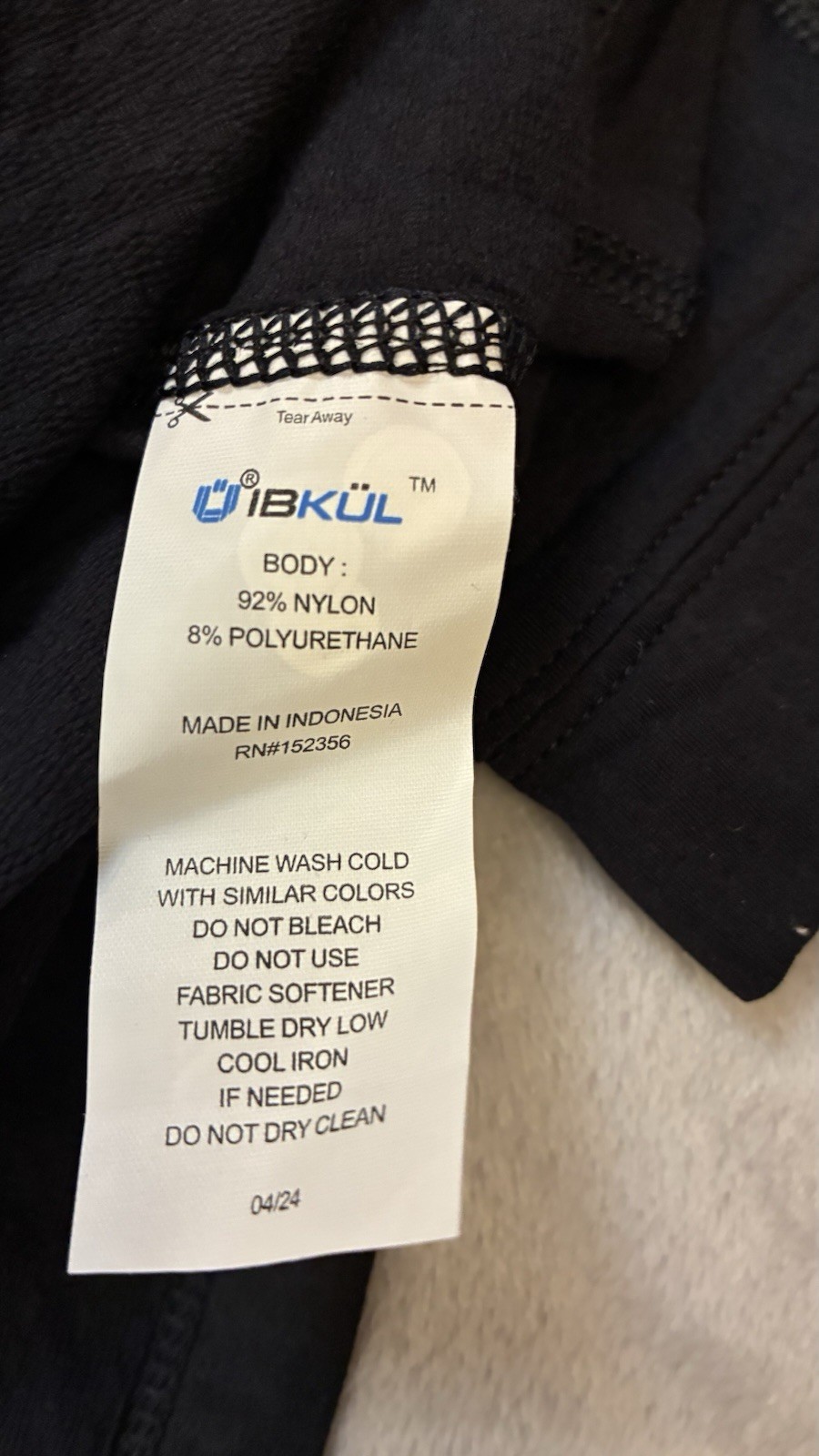 IBKUL Men’s Large Long Sleeve Crew Neck Tshirt NWT