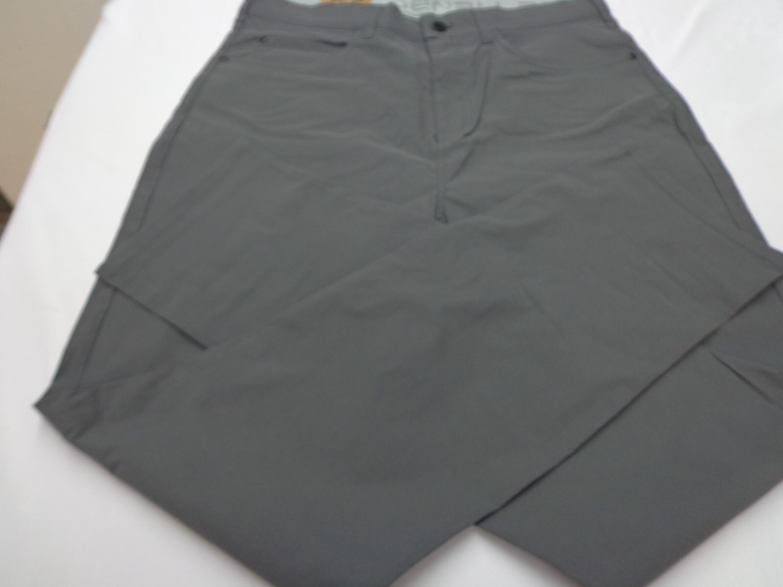 DENALI Charcoal Sky Gray Tech Fabric Stretch Pants NWT 34/32 MSRP $54