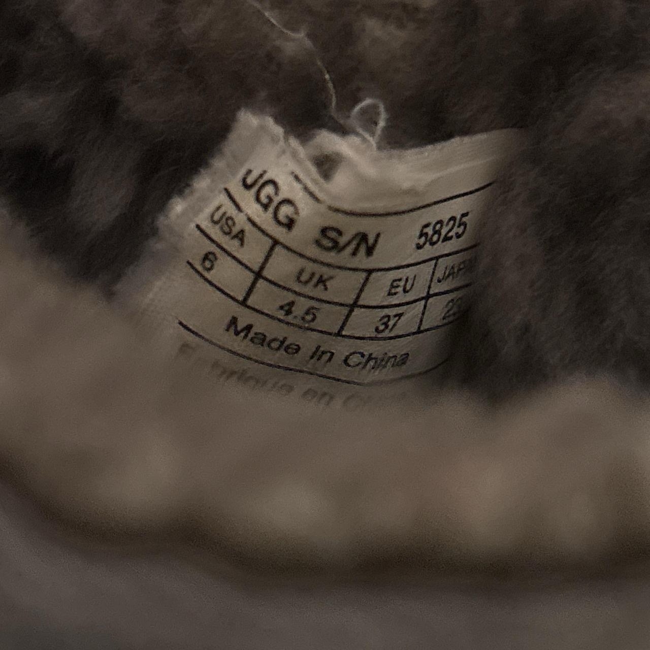 UGG Australia Grey Suede Shearling Mid-Calf Classic Boots Women’s Size 6