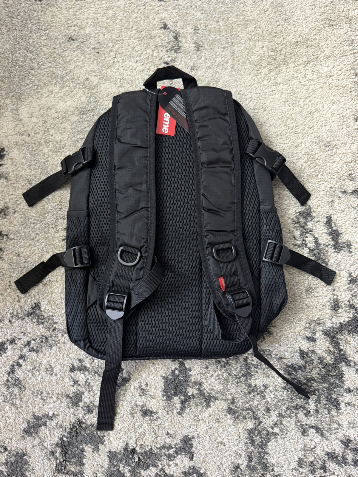 NEW Supreme Black Backpack (FW18) SHIPS ASAP ‼️