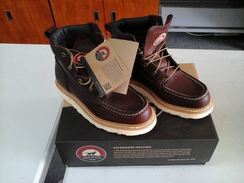 Irish Setter Ashby Men 6 Inch Soft Toe Brown Work Boot – 83605 New size 11.5 D