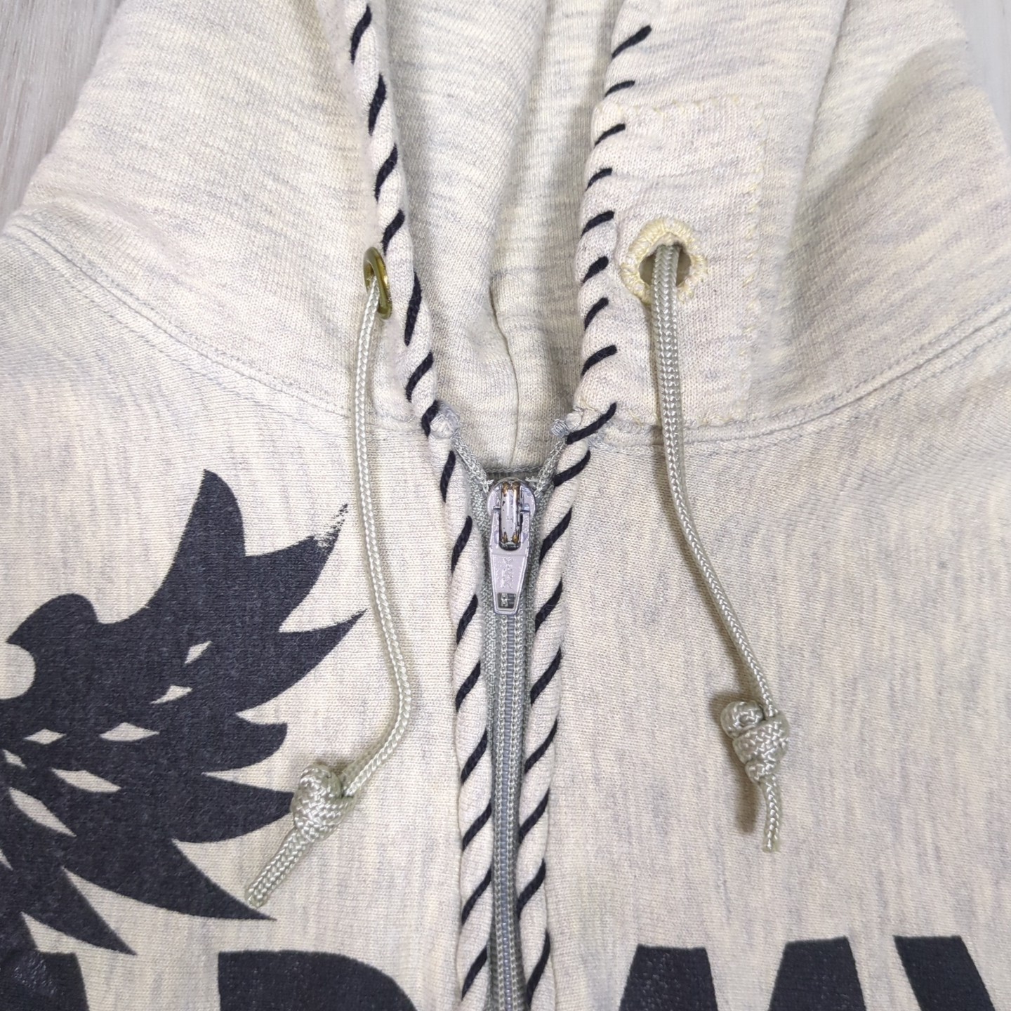 Vintage The Great China Wall Hoodie Mens Medium Army Champion Made In U.S.A