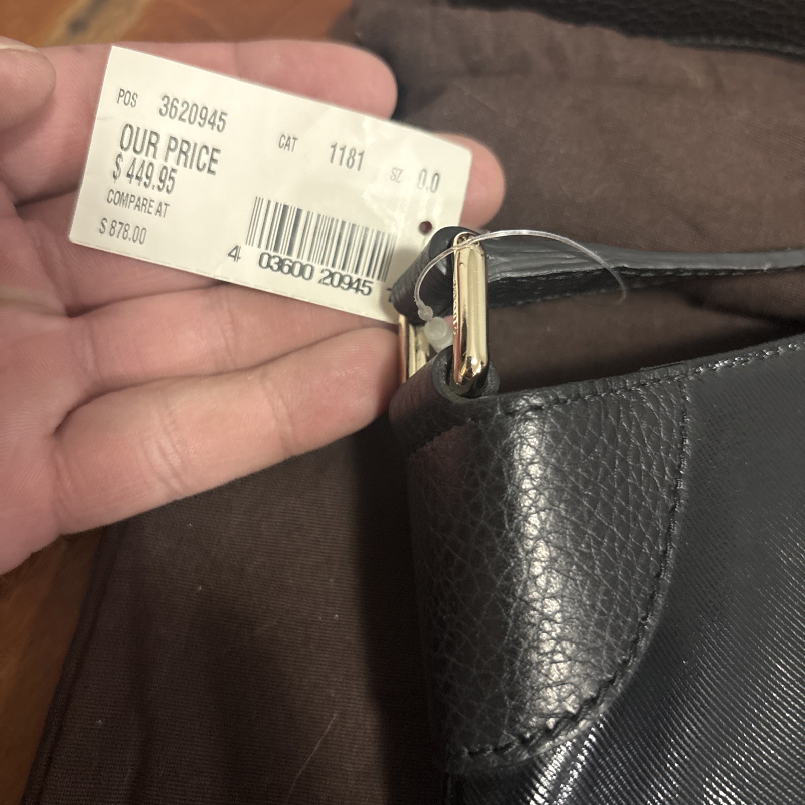 GUCCI Black, Medium Hobo/Tote, & Dust bag New with tags