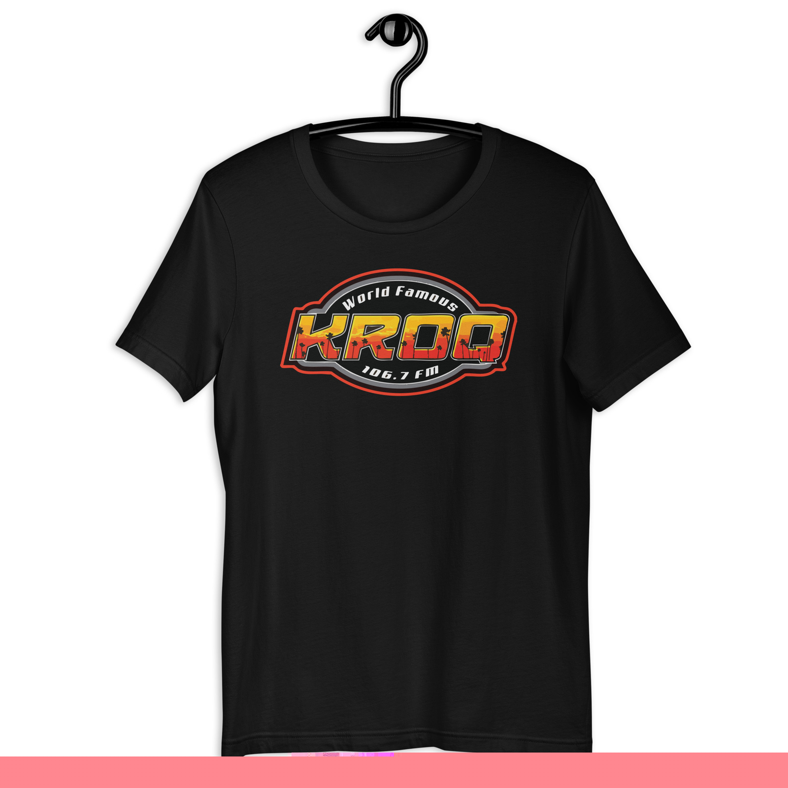 KROQ LOGO T-SHIRT FUNNY AMERICAN Tee S M L XL 2XL 3XL 4XL 5XL