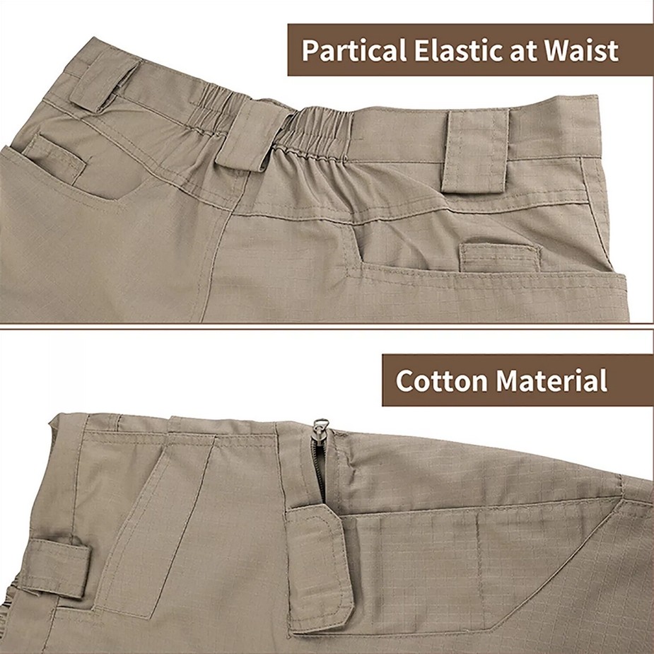 US Men Tactical Cargo Pants Soldier Straight-fit Work Combat Trousers Outdoor AA