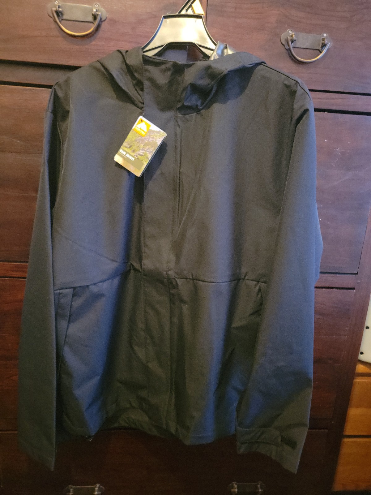 Ozark Trail Outdoor Equipment Rain Jacket Size L Black