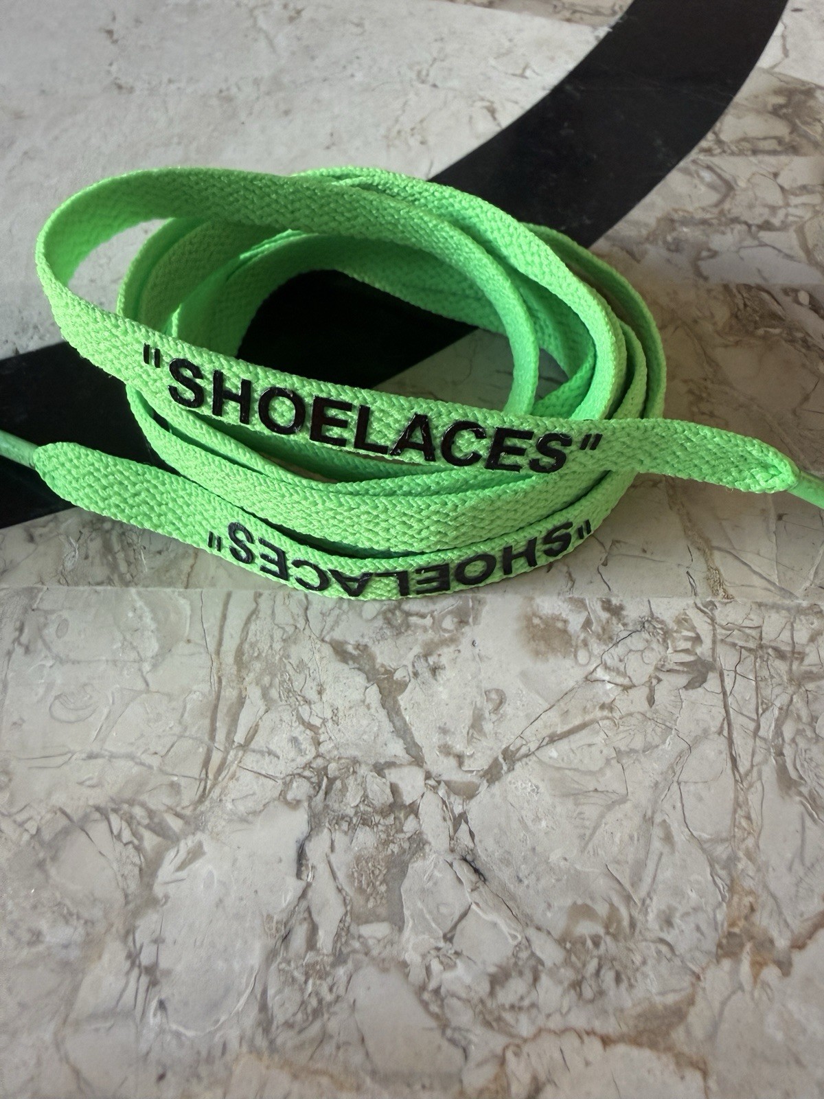 NEW “SHOELACES” Flat Laces Replacement Off-White “The Ten” FREE SHIPPING