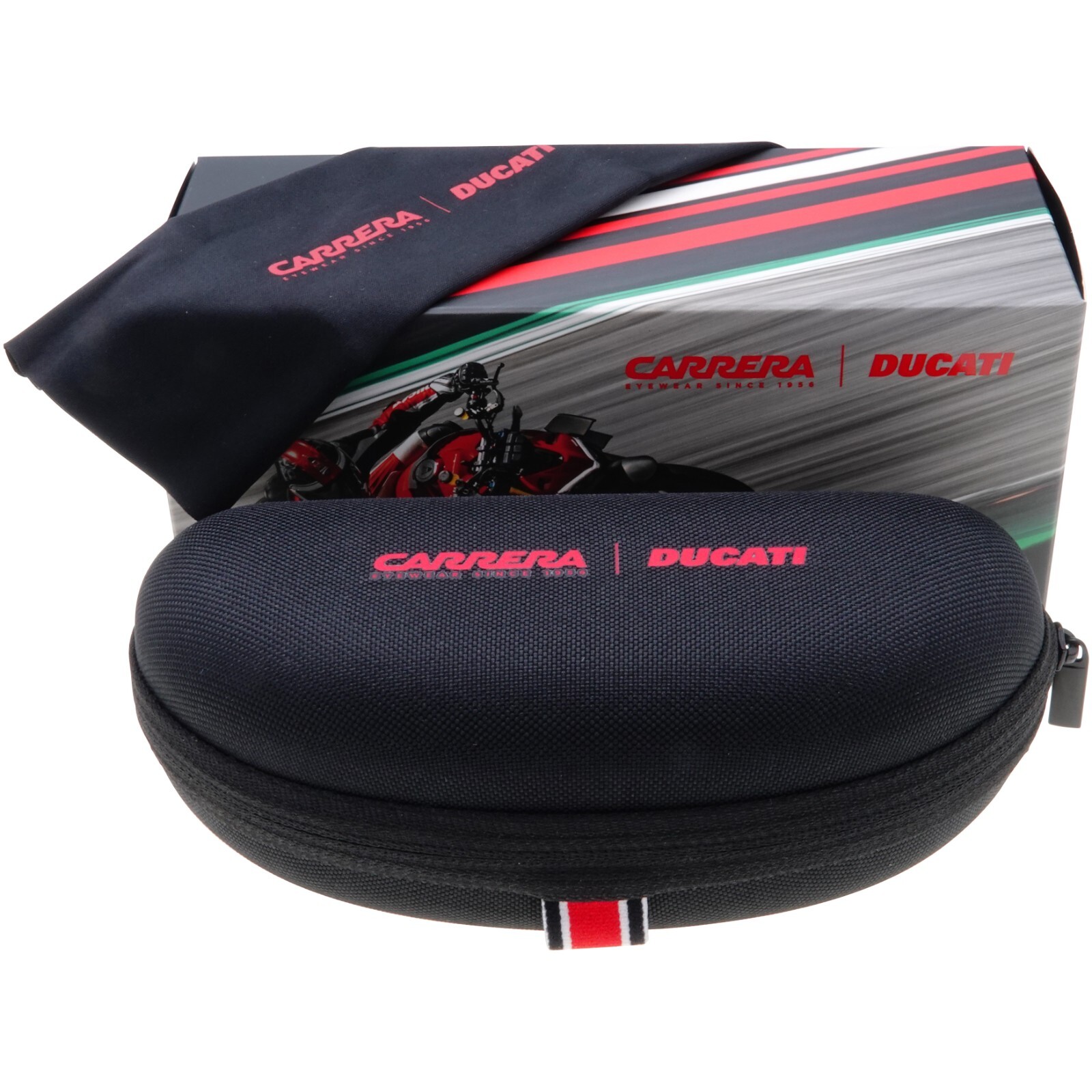 Carrera Ducati Sunglasses CARRERA DUCATI 003/S 0A4/UZ Black w Red Mirror Lens
