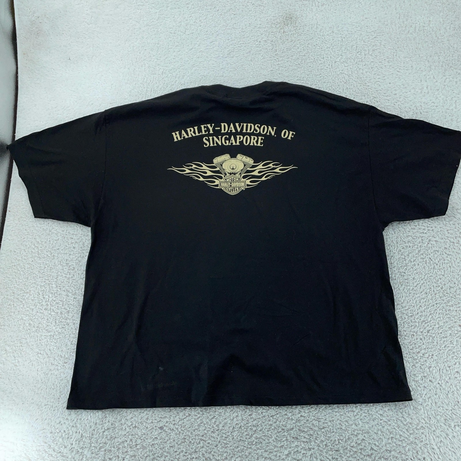 Harley-Davidson Singapore Shirt Mens XL/2XL Skull Grim Reaper Biker Motorcycle