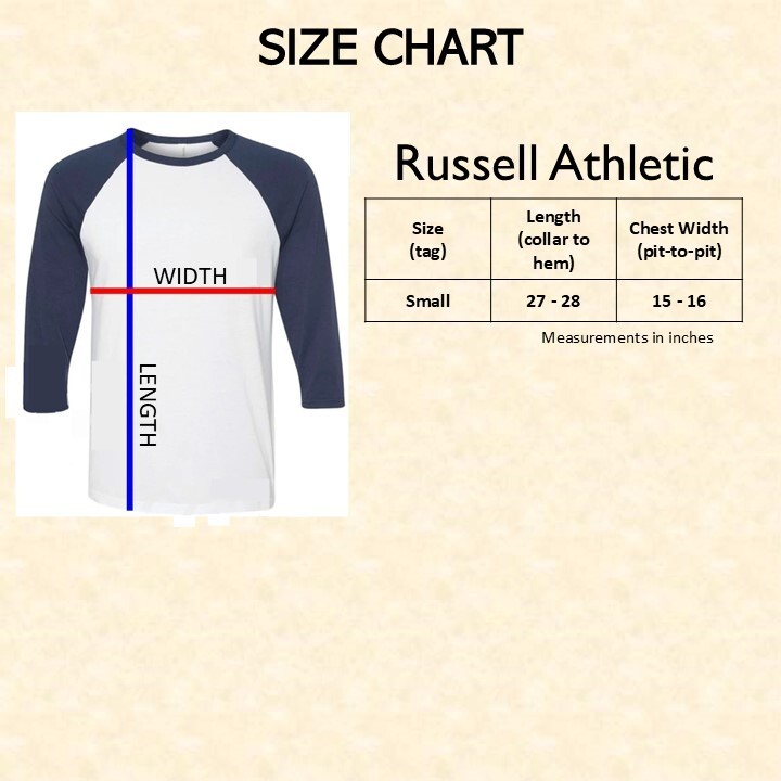 BUNDLE – VINTAGE Russell Athletic NOS 70s Blank Baseball Tees Size S | 3-Pack