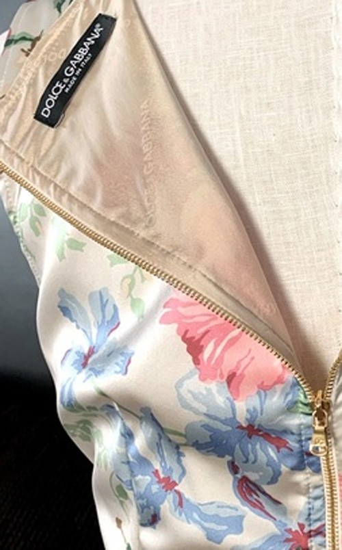 SALE! $5,500 DOLCE & GABBANA Silk Dress size 42-44