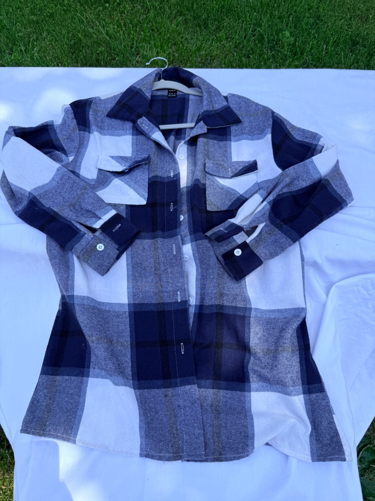 4 Piece Lot Women’s Casual Shirts— Multicolor Plaids