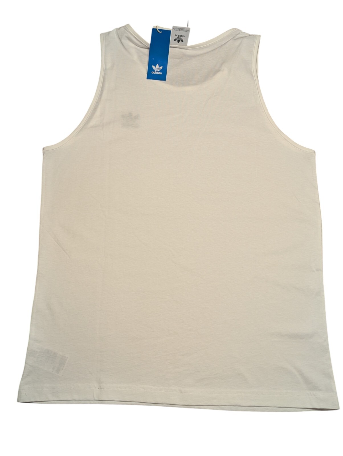 New Adidas Essentials Tank Top Mens Sleeveless Shirt White JF6601 NWT