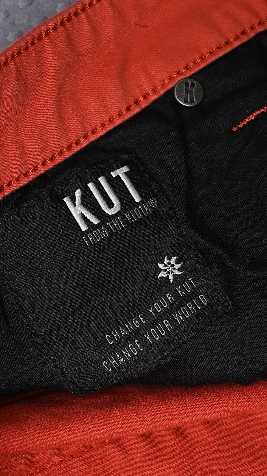KUT From The Kloth® 98% Cotton 2% Spandex Boyfriend Jeans Size 18W Red
