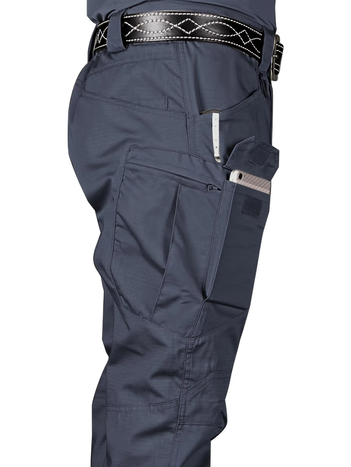 Mens Cargo Pants Tactical Waterproof Work Hiking Combat Outdoor Trousers Pants