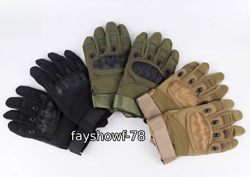 Russian Special Forces Tactical Outdoor Wear-resisting Carbon Fiber Gloves 1Pair