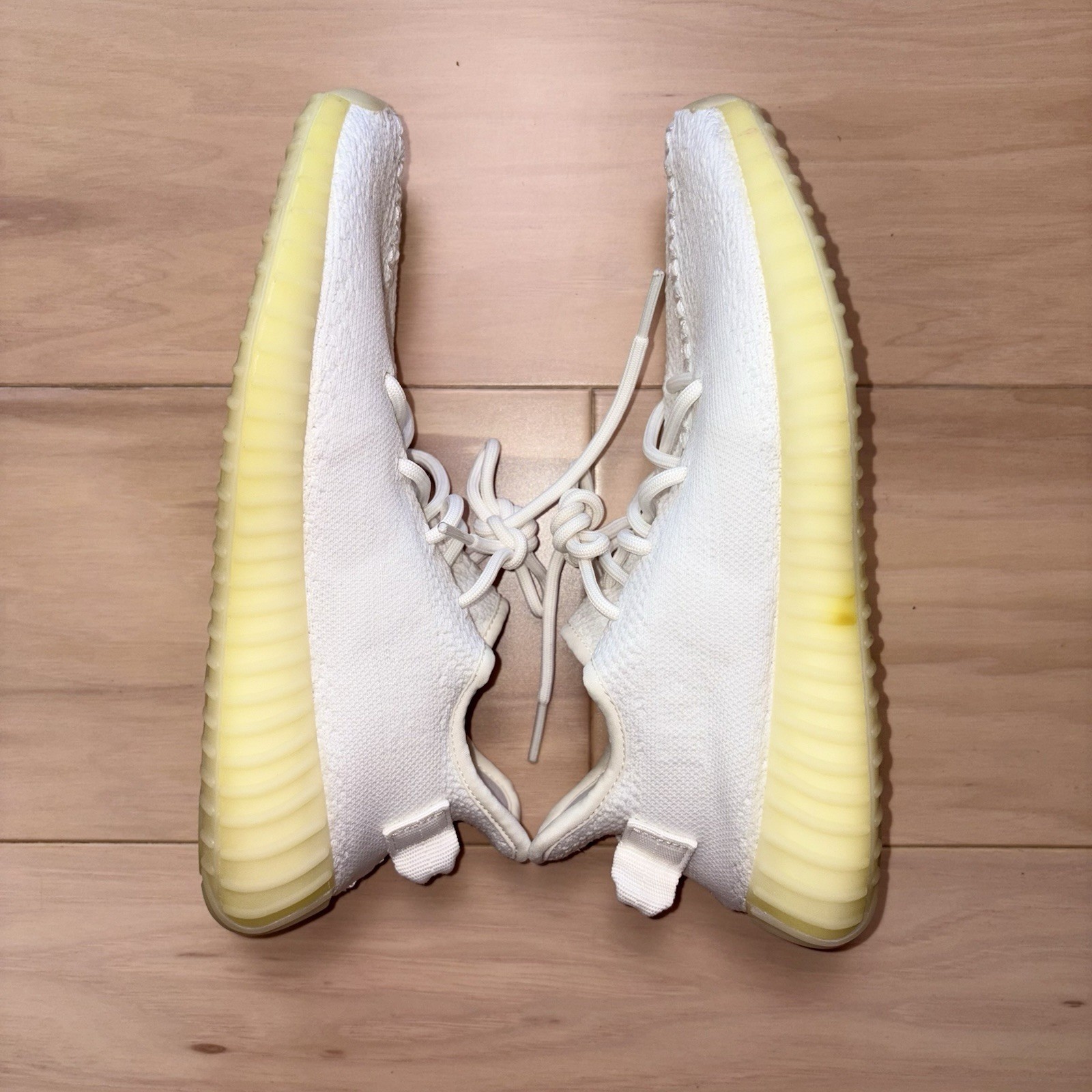 Adidas Yeezy Boost 350 V2 Butter Cream White Mens Size 8 Sneakers