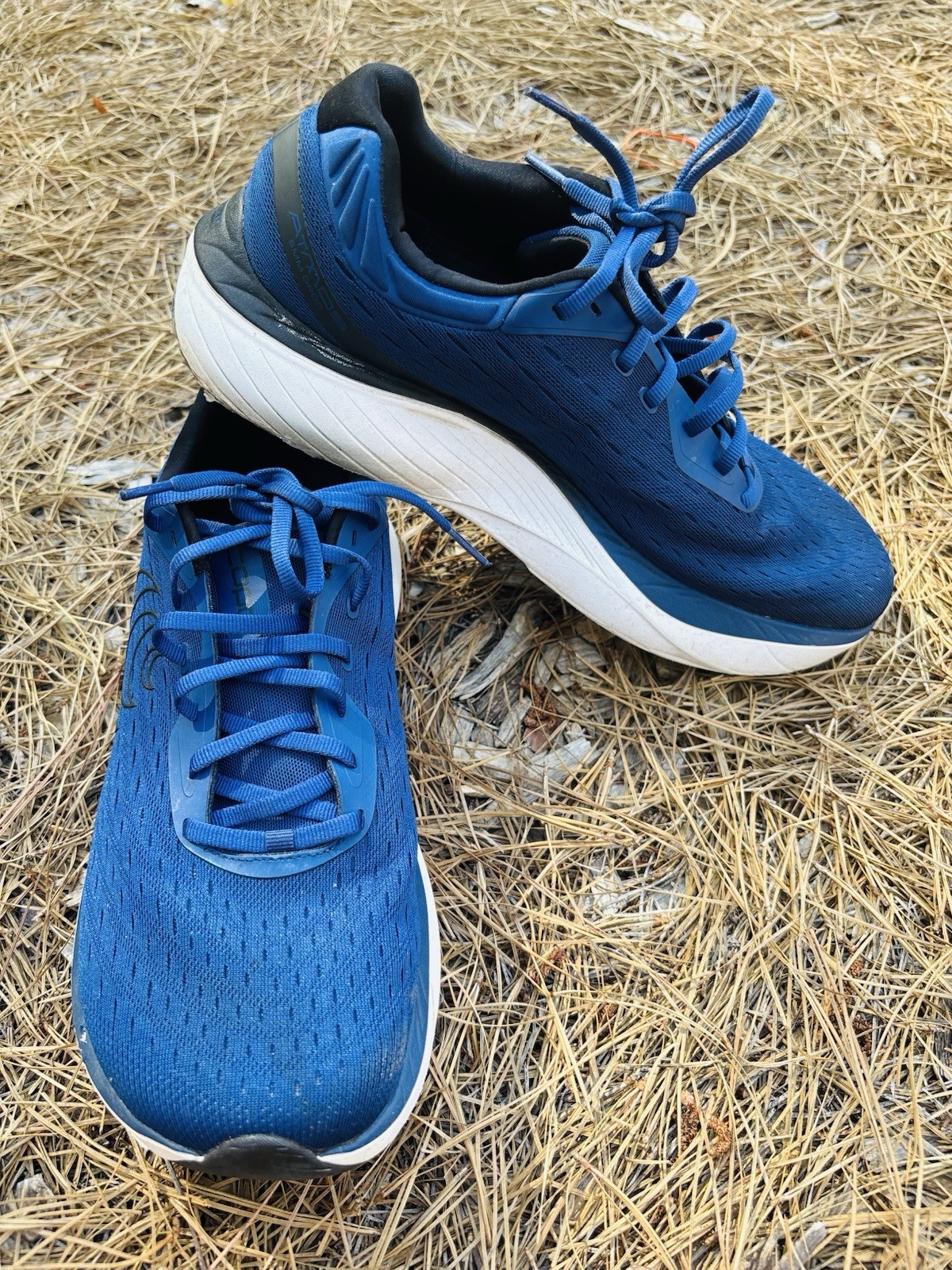 Topo Athletic Atmos Men’s Size 11 ‘Navy/White’ Running Shoes 5MM Drop
