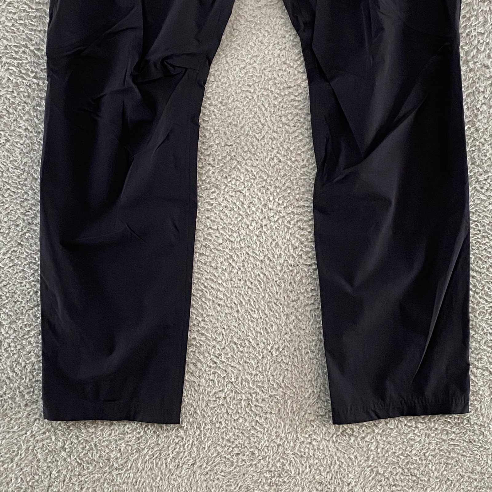 Paskho Pants Mens XL Black Nylon Stretch Travel Tech Windbreaker XL