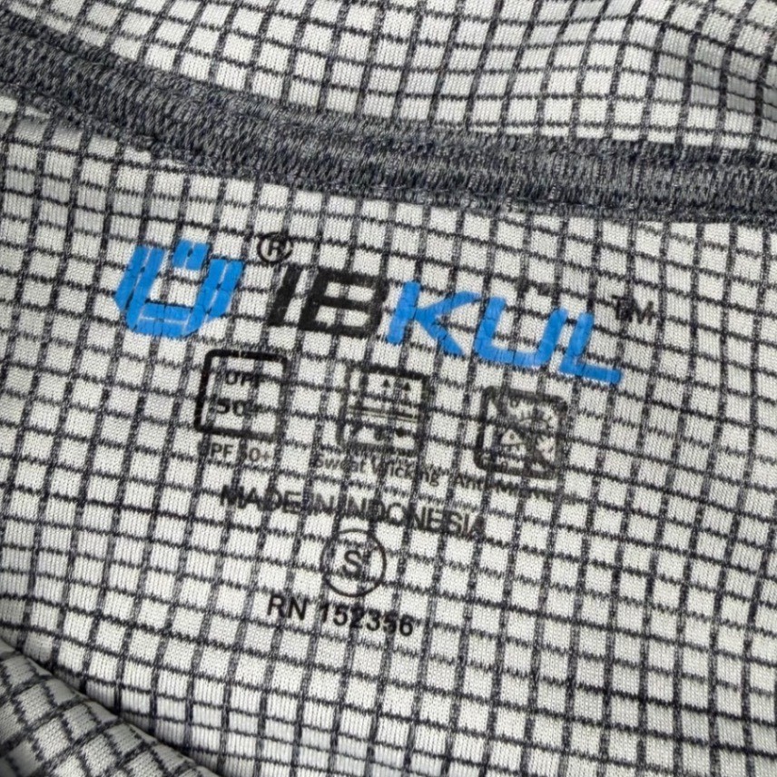 IBKUL Womens Gray Heather Quarter Zip Pullover Long Sleeve Athleisure Top Size S