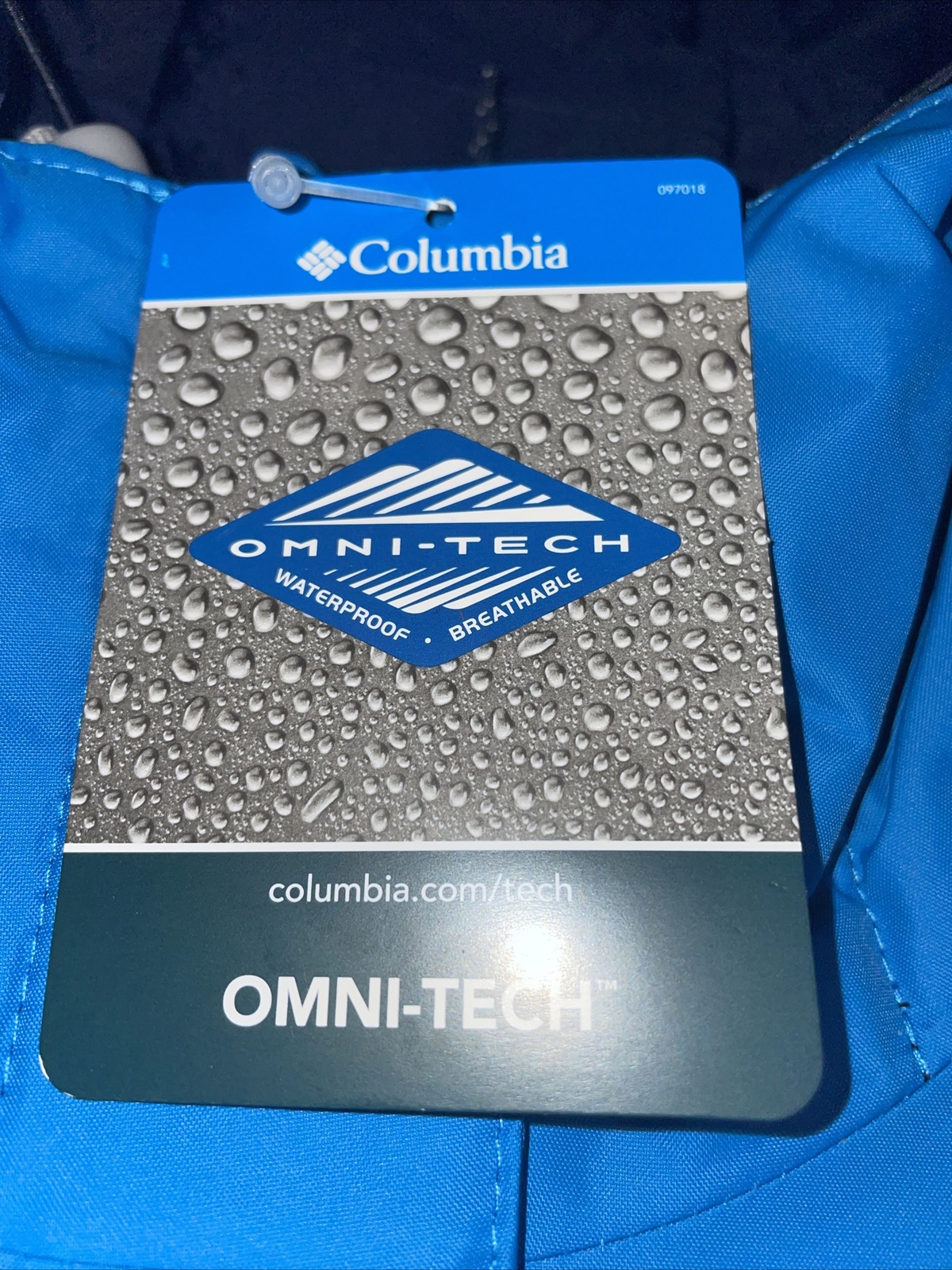 NWT Women’s COLUMBIA Summit Lake Insulated Hooded Jacket Blue Size Medium