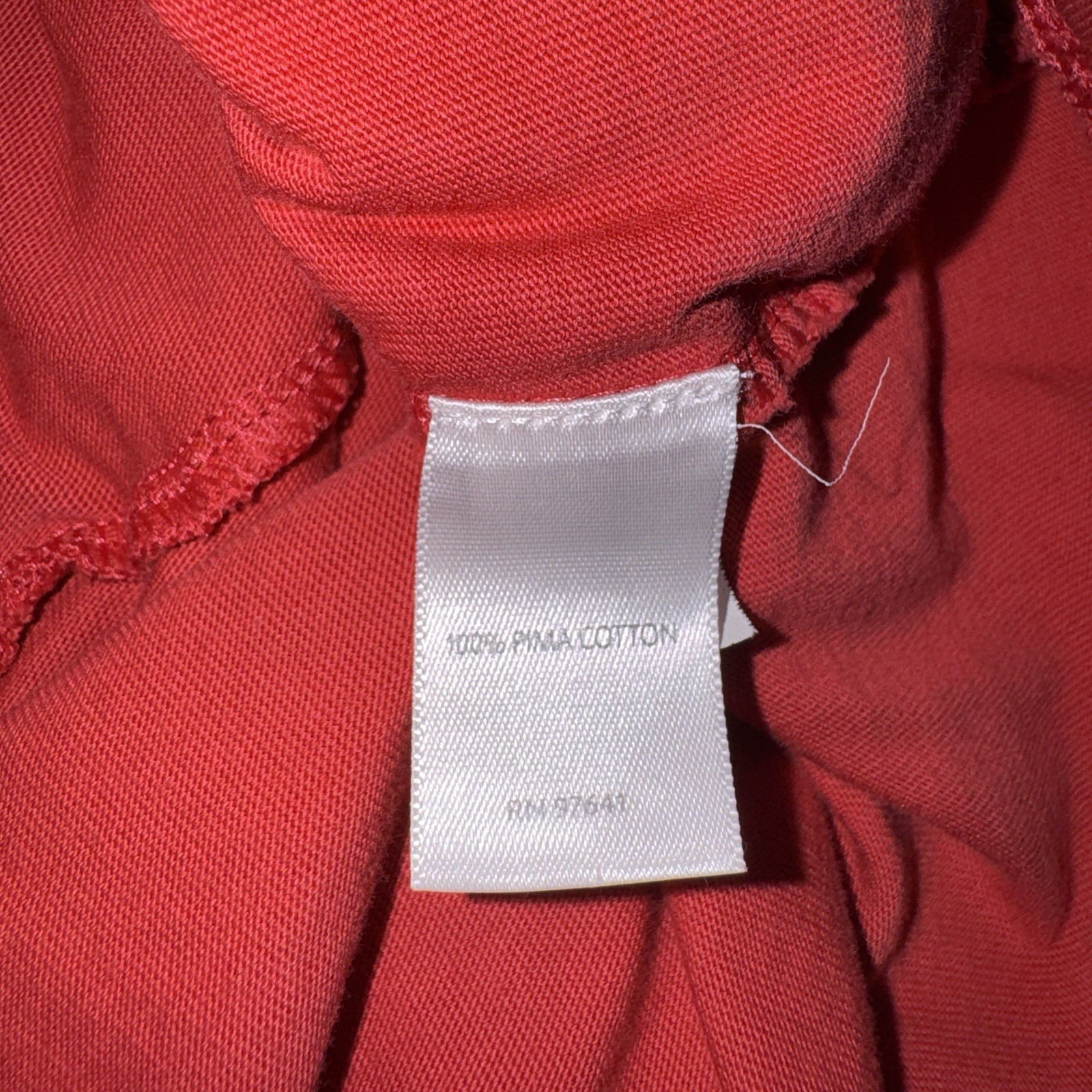 Pure J. Jill Coral Scoop Neck Pullover Tunic Top 3/4 Sleeve Pockets M