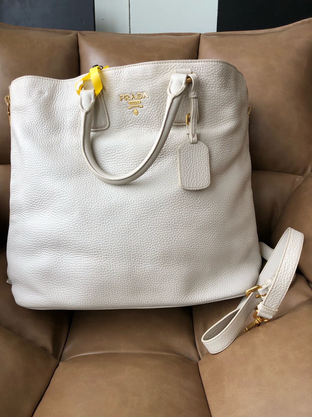 Prada Pre-Owned Authentic Satchel 35✖️34 Free Tracked Shipping