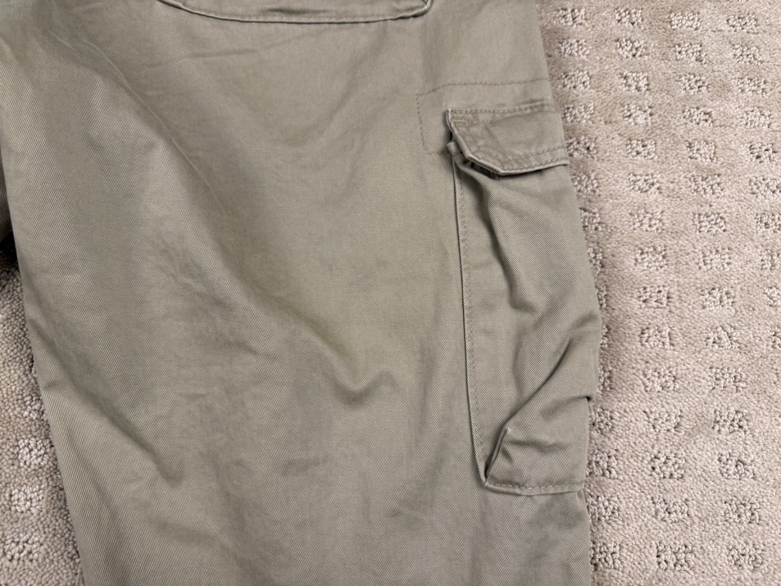 Men’s Wrangler Khaki Cargo Jeans 38×30 #1085