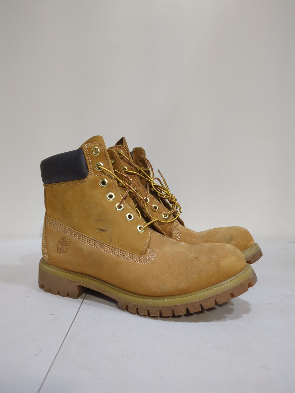 Timberland Mens 6 Inch Boot Wheat Nubuck Premium 10061 Size 10 M
