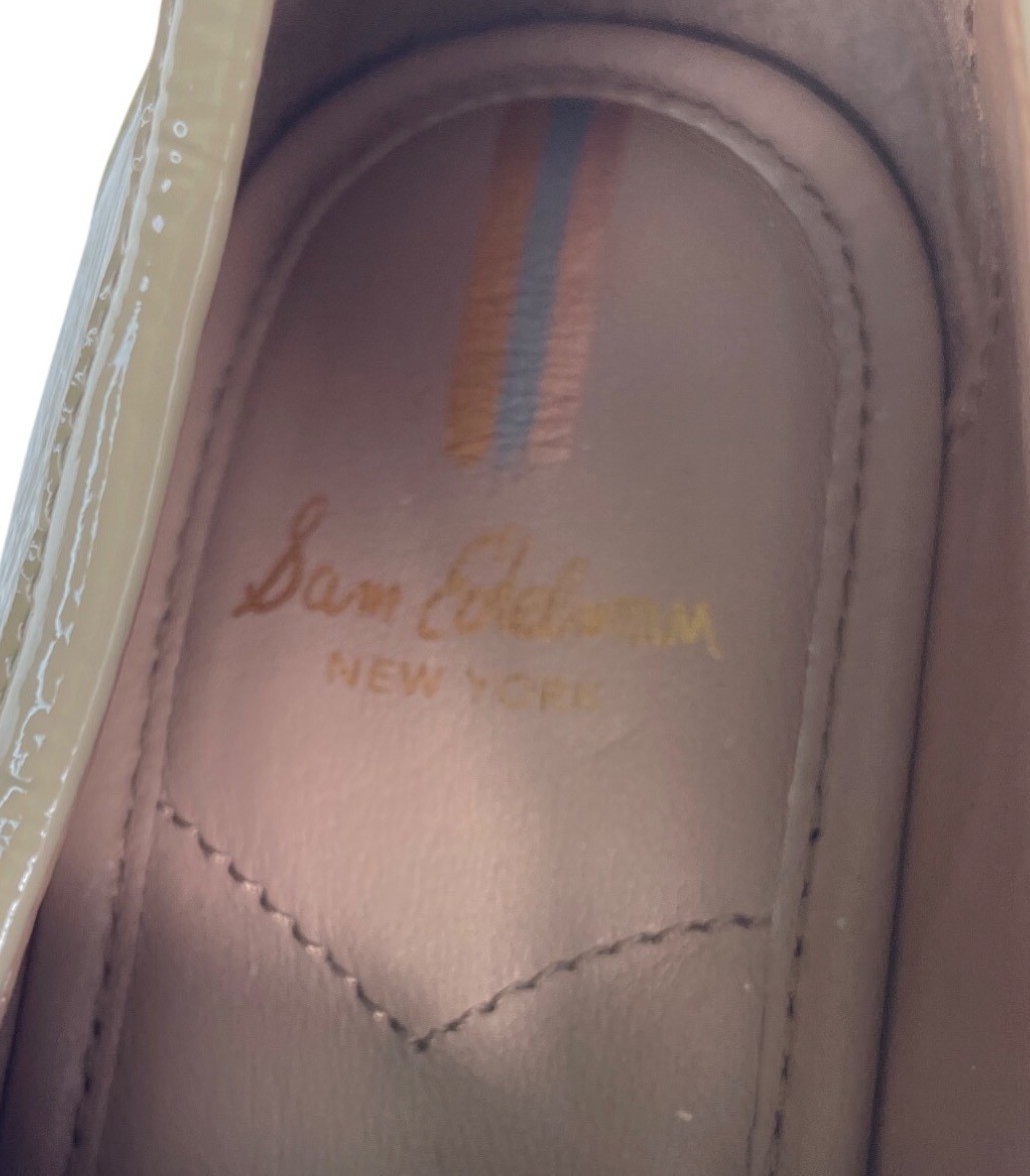 Sam Edelman NY Lug Sole Loafers Womens 7M Wheat Leather Platform Shoes