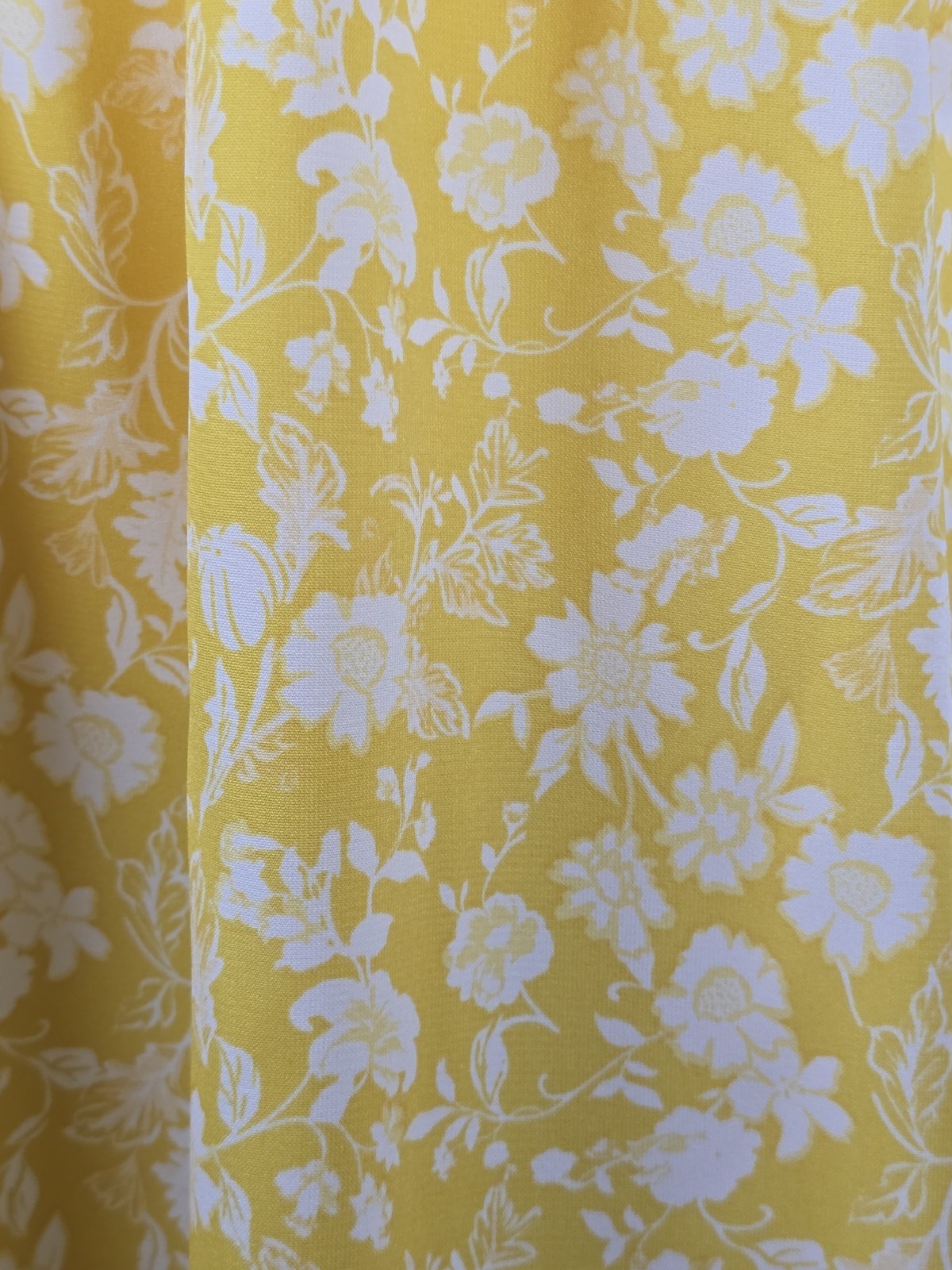 Womens Dress NEW Yellow Floral Peasant Boho Drawstring V Neck Size M Mini NWT